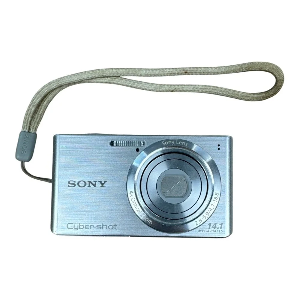 Sony Cyber-Shot DSC-W610 Digital Camera Silver 14.1 MP New Battery 4X Zoom